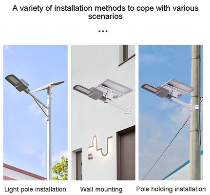 Automatic Solar Powered Panel 12000lm IP65 Streetlighting with Mono Solar Street Solar Lights