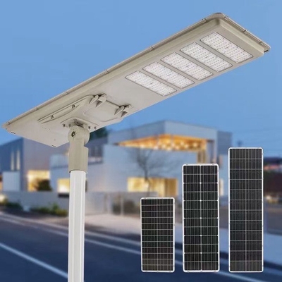 12V DC Integrated Solar Street Lamp 170 Lm/W Aluminum Shell LED Street Light